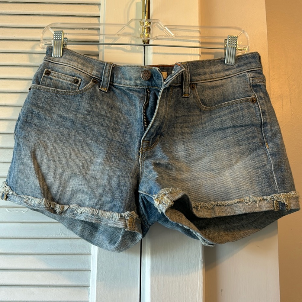 Jcrew Stretch Denim Shorts